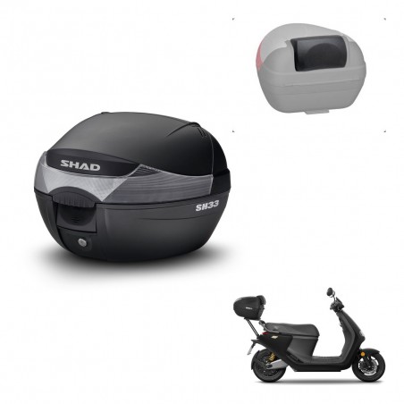 SHAD Trunk SH33 + mounting bracket backrest KIT-439546