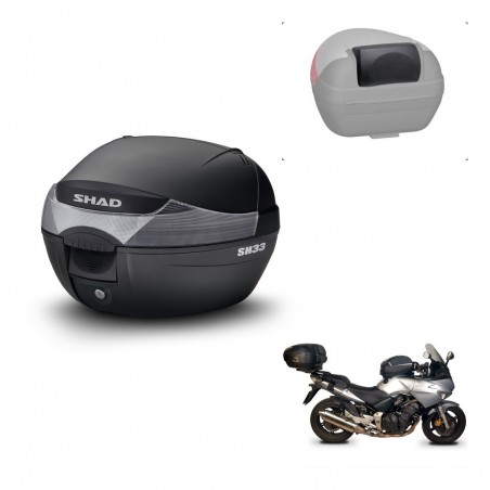 SHAD Trunk SH33 + mounting bracket backrest KIT-439582