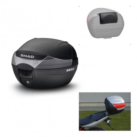 SHAD Trunk SH33 + mounting bracket backrest KIT-439599