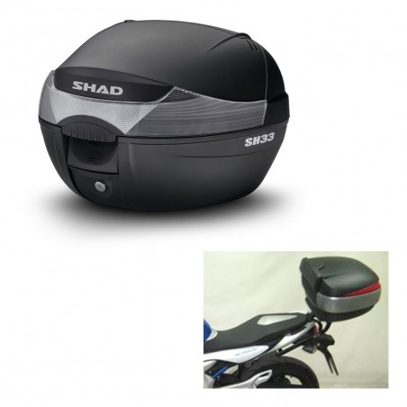 SHAD SH33 trunk + mounting bracket KIT-439631