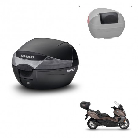 SHAD Baul SH33 + soporte montaje respaldo KIT-439649