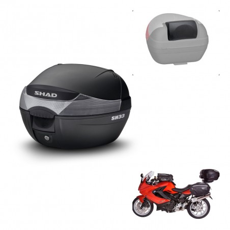 SHAD Baul SH33 + soporte montaje respaldo KIT-439660