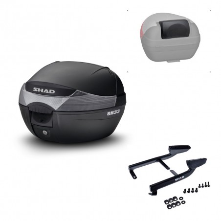 SHAD Baul SH33 + soporte montaje respaldo KIT-439689