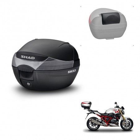 SHAD Trunk SH33 + mounting bracket backrest KIT-439697