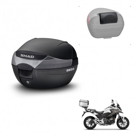 SHAD Trunk SH33 + mounting bracket backrest KIT-439723