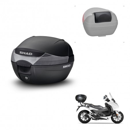 SHAD Trunk SH33 + mounting bracket backrest KIT-439729