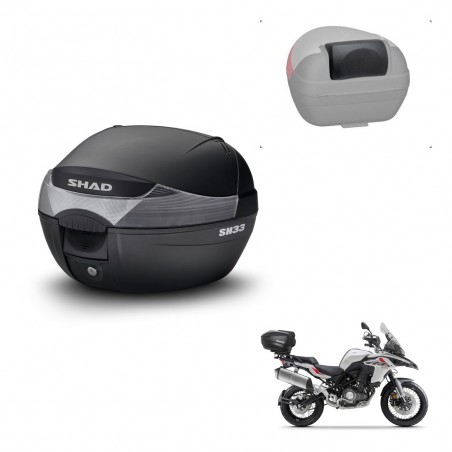 SHAD Trunk SH33 + mounting bracket backrest KIT-439743