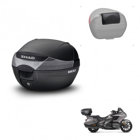 SHAD Trunk SH33 + mounting bracket backrest KIT-439776