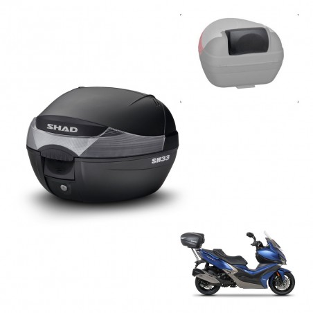 SHAD Trunk SH33 + mounting bracket backrest KIT-439780