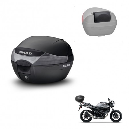 SHAD Trunk SH33 + mounting bracket backrest KIT-439788