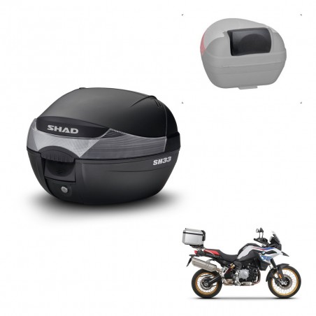 SHAD Baul SH33 + soporte montaje respaldo KIT-439796