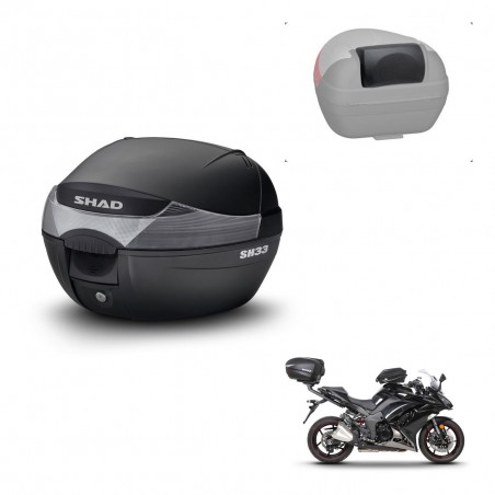 SHAD Trunk SH33 + mounting bracket backrest KIT-439820