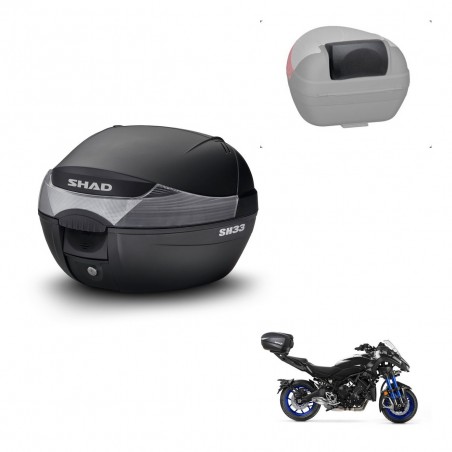 SHAD Trunk SH33 + mounting bracket backrest KIT-439828