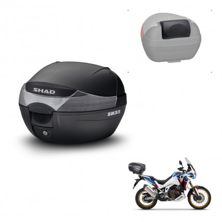 SHAD Baul SH33 + soporte montaje respaldo KIT-439856