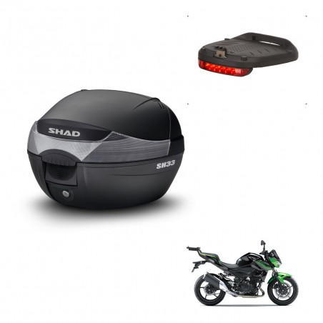 SHAD Baul SH33 + soporte montaje luz de freno KIT-439859
