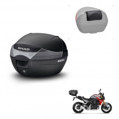 SHAD Baul SH33 + soporte montaje respaldo KIT-439872