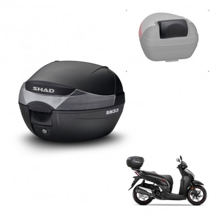 SHAD Baul SH33 + soporte montaje respaldo KIT-439892