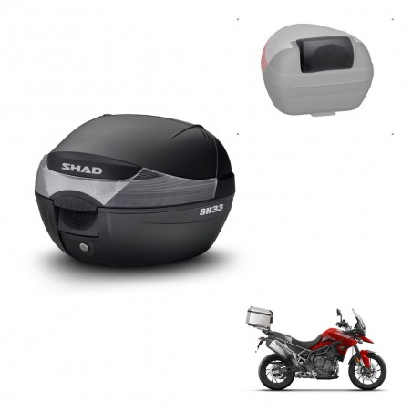 SHAD Baul SH33 + soporte montaje respaldo KIT-439920