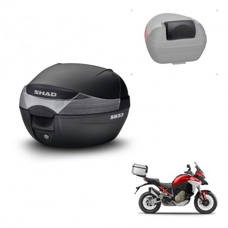 SHAD Baul SH33 + soporte montaje respaldo KIT-439952