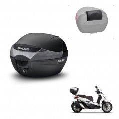 SHAD Baul SH33 + soporte montaje respaldo KIT-439964