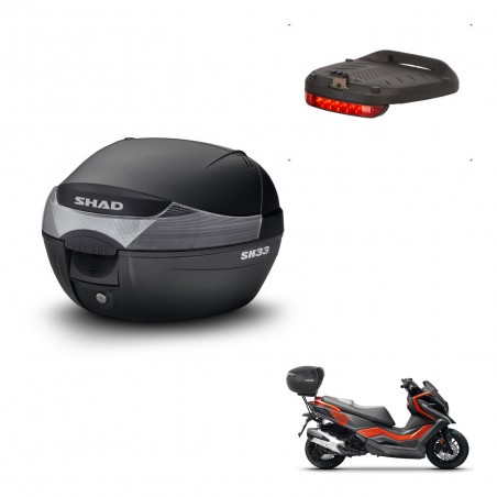 SHAD Baul SH33 + soporte montaje luz de freno KIT-439991