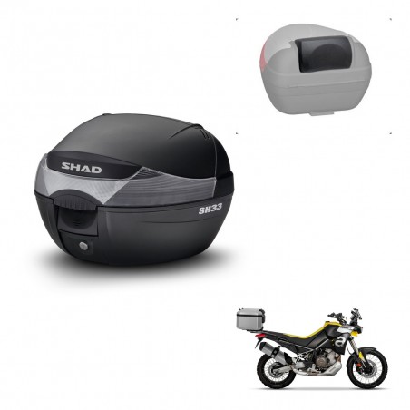 SHAD Baul SH33 + soporte montaje respaldo KIT-440032