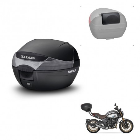 SHAD Trunk SH33 + mounting bracket backrest KIT-440040