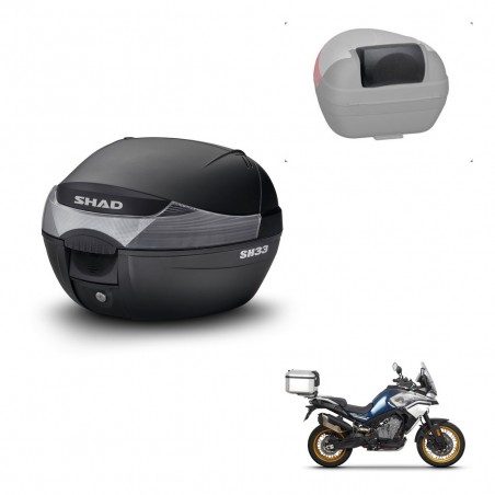 SHAD Trunk SH33 + mounting bracket backrest KIT-440044