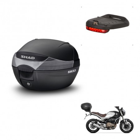SHAD Baul SH33 + soporte montaje luz de freno KIT-440059