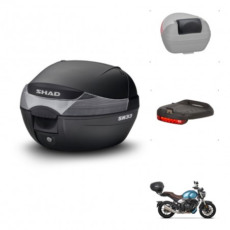 SHAD SH33 trunk + mounting bracket accessories KIT-440069