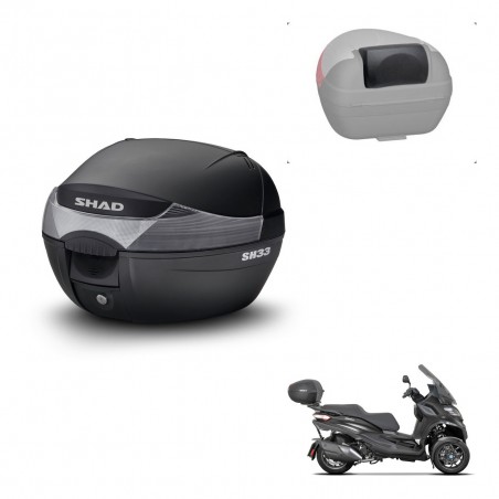 SHAD Baul SH33 + soporte montaje respaldo KIT-440076