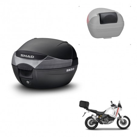 SHAD Trunk SH33 + mounting bracket backrest KIT-440096