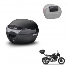 SHAD Baul SH33 + soporte montaje respaldo KIT-440168