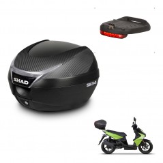 SHAD Baul SH34 + soporte montaje luz de freno KIT-440183