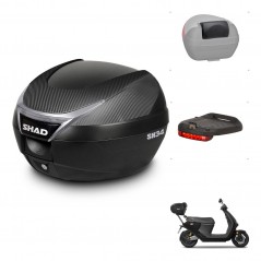 SHAD Baul SH34 + soporte montaje accesorios KIT-440245