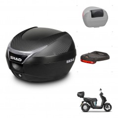 SHAD Baul SH34 + soporte montaje accesorios KIT-440265