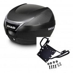 SHAD SH34 trunk + mounting bracket KIT-440290