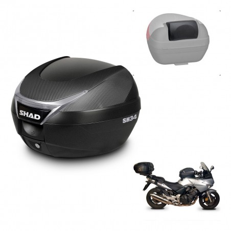 SHAD Trunk SH34 + mounting bracket backrest KIT-440296