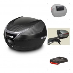 SHAD Baul SH34 + soporte montaje accesorios KIT-440309
