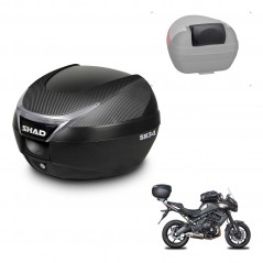 SHAD Baul SH34 + soporte montaje respaldo KIT-440348
