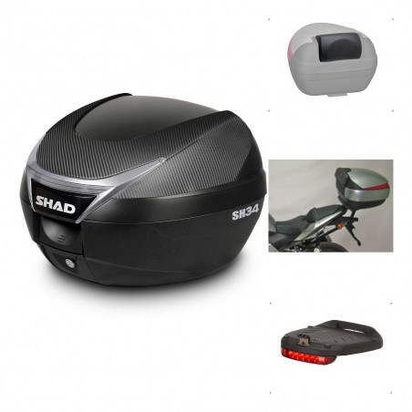 SHAD Baul SH34 + soporte montaje accesorios KIT-440369