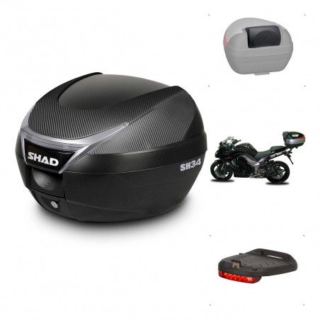 SHAD SH34 trunk + mounting bracket accessories KIT-440377