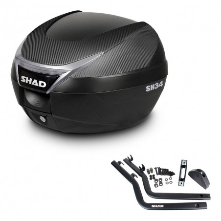 SHAD SH34 trunk + mounting bracket KIT-440382