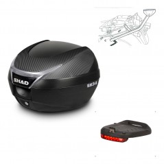 SHAD Baul SH34 + soporte montaje luz de freno KIT-440407