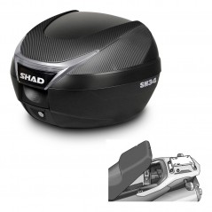 SHAD SH34 trunk + mounting bracket KIT-440430