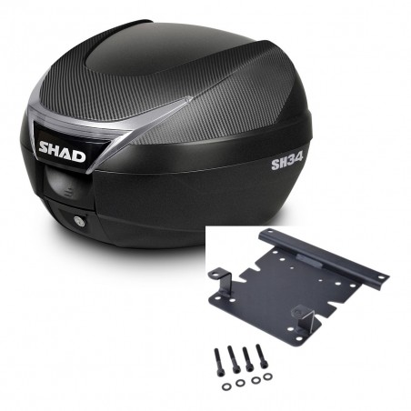 SHAD SH34 trunk + mounting bracket KIT-440474
