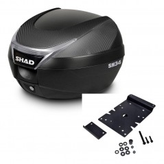 SHAD SH34 trunk + mounting bracket KIT-440486