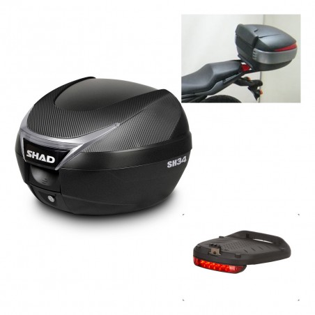 SHAD Baul SH34 + soporte montaje luz de freno KIT-440531