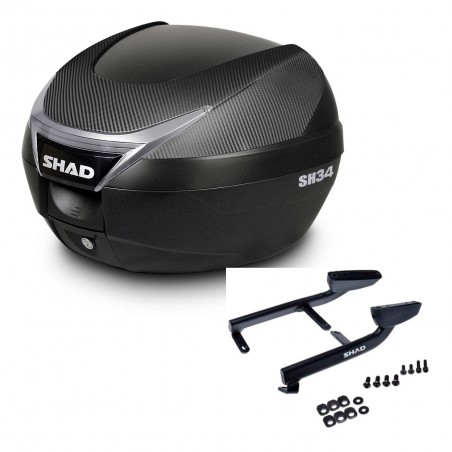 SHAD SH34 trunk + mounting bracket KIT-440534