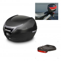 SHAD Baul SH34 + soporte montaje luz de freno KIT-440543